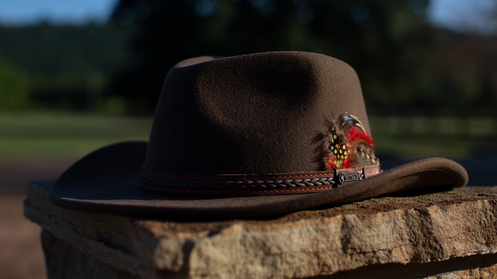 Our Oilskin Kodiak has a shape-able brim and great ventilation. 