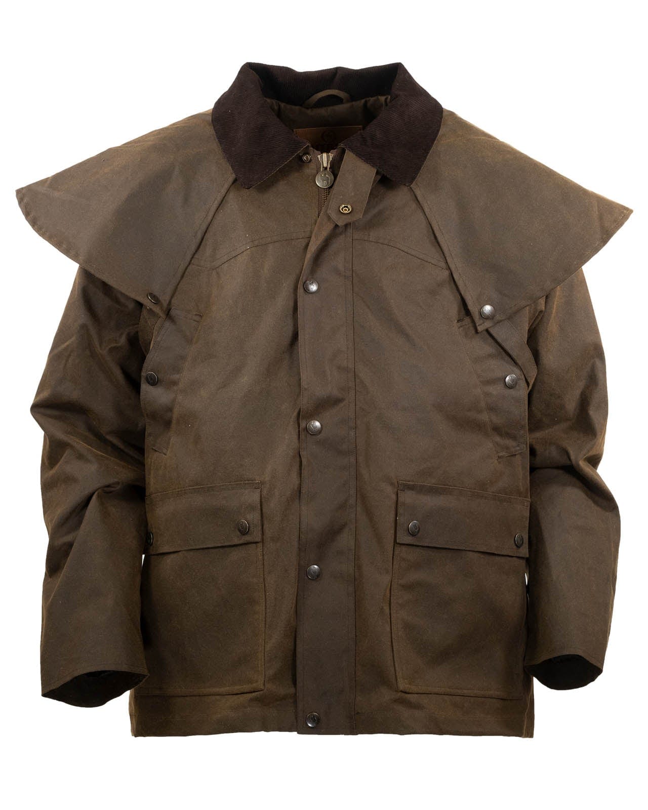 Outback Trading Company Men’s Oilskin Countryman Jacket Bronze / SM 29828-BNZ-SM 789043403916 Coats & Jackets