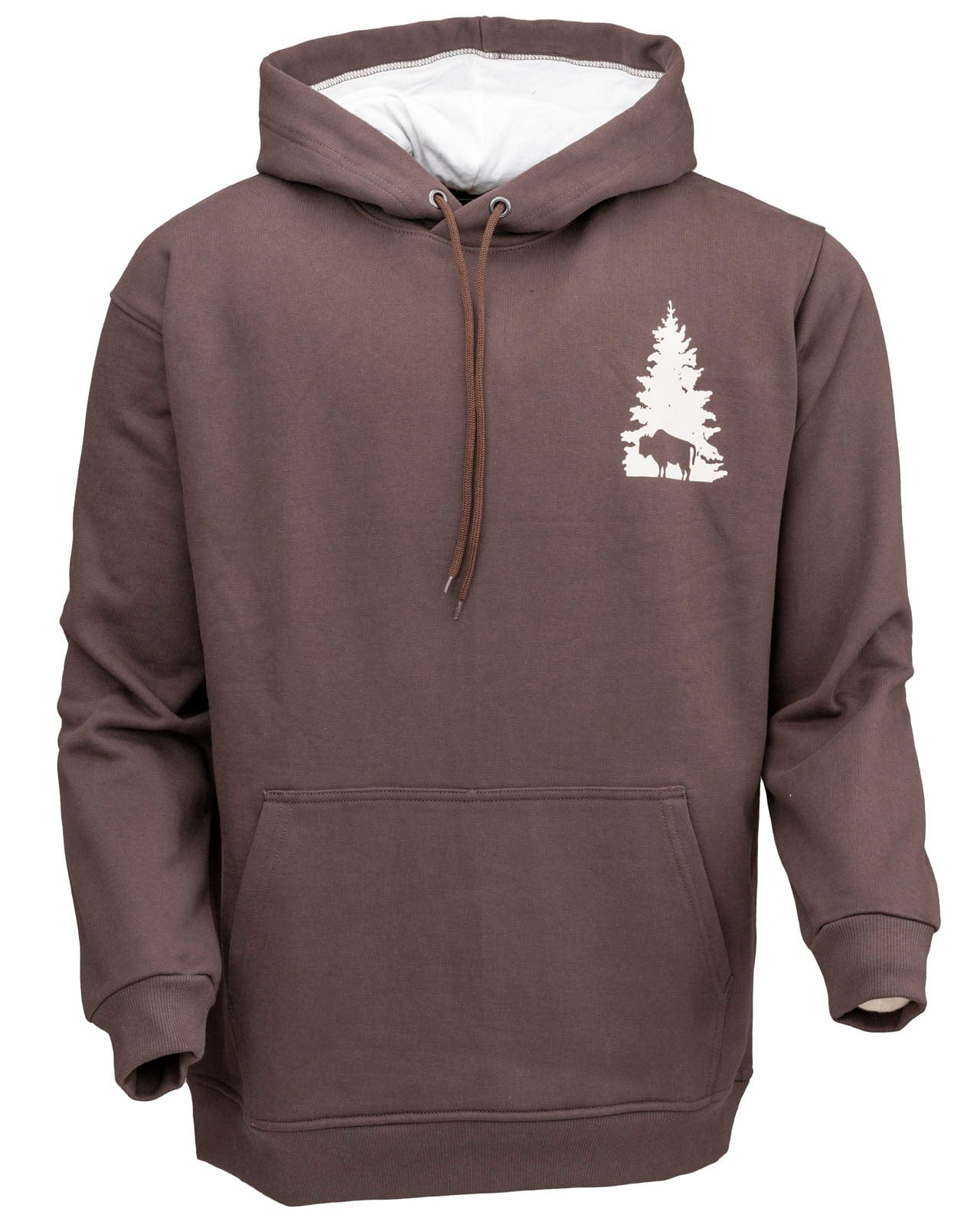 Outback Trading Company Wayne Comfy Graphic Hoodie Brown / XS 40283-BRN-XS 789043423488 Hoodies