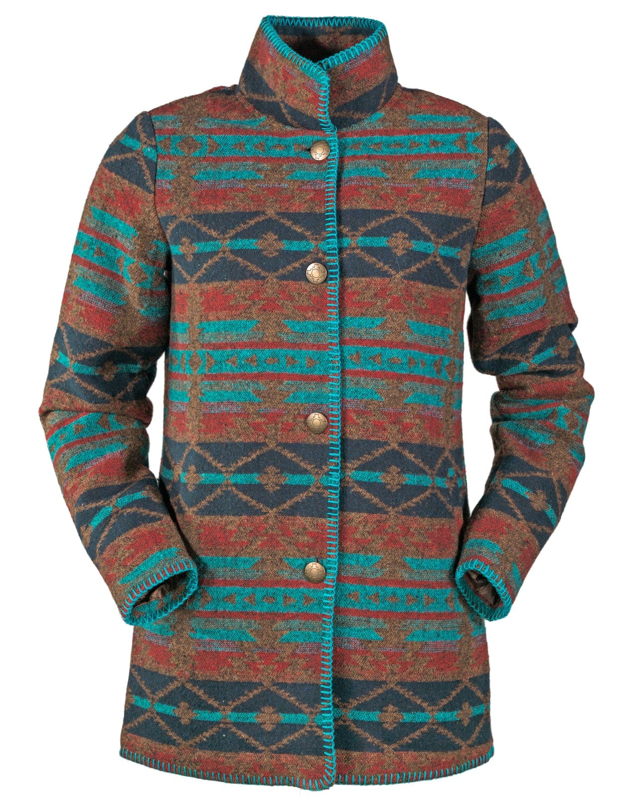 Outback Trading Company Women’s Moree Jacket Turquoise / SM 29663-TUR-SM 789043391725 Jackets