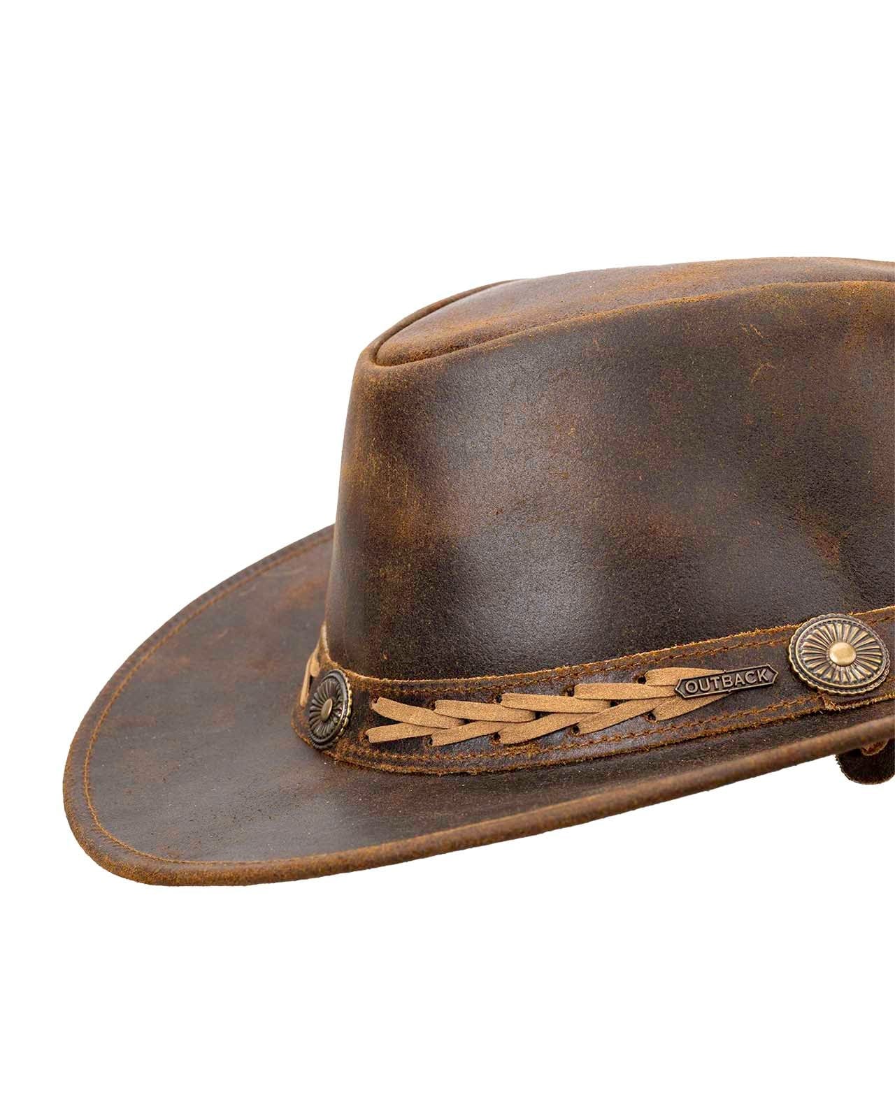 Outback Trading Company Ridge Leather Hat Leather Hats