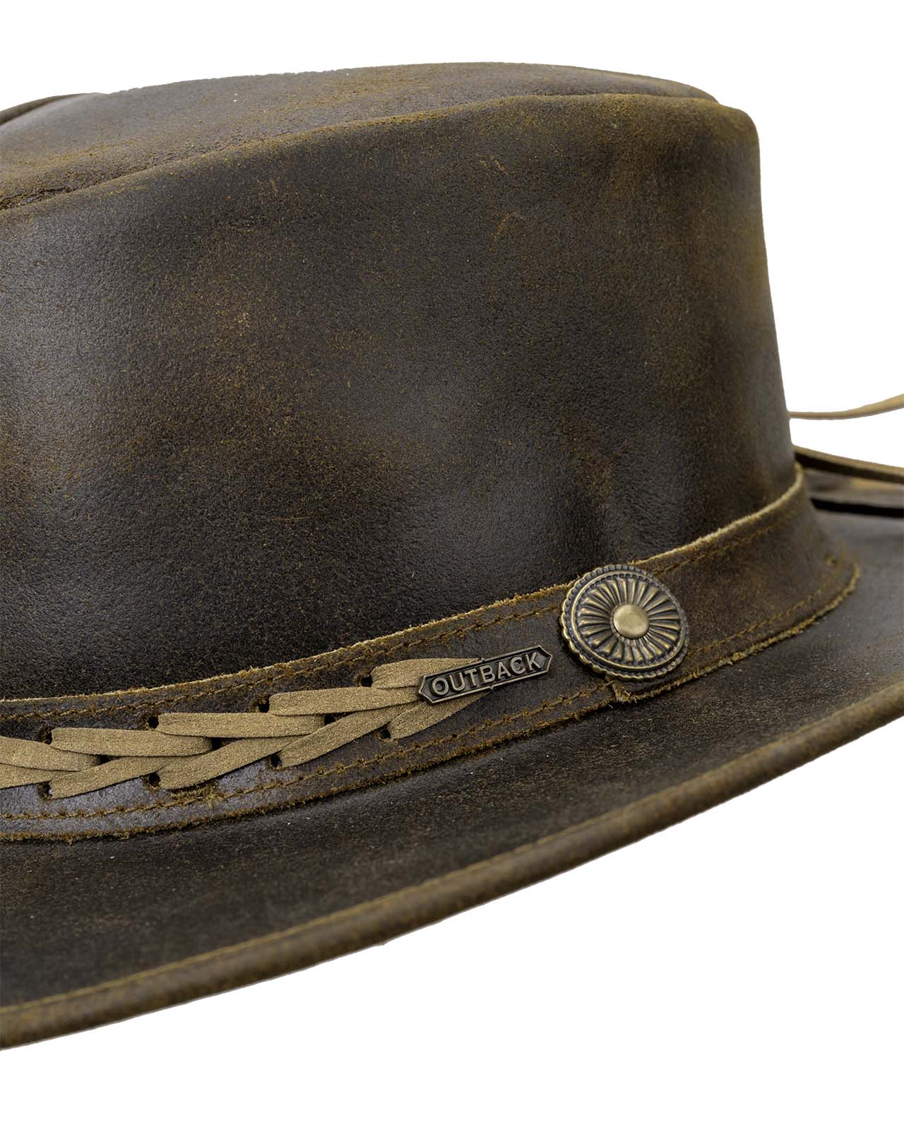 Outback Trading Company Ridge Leather Hat Leather Hats