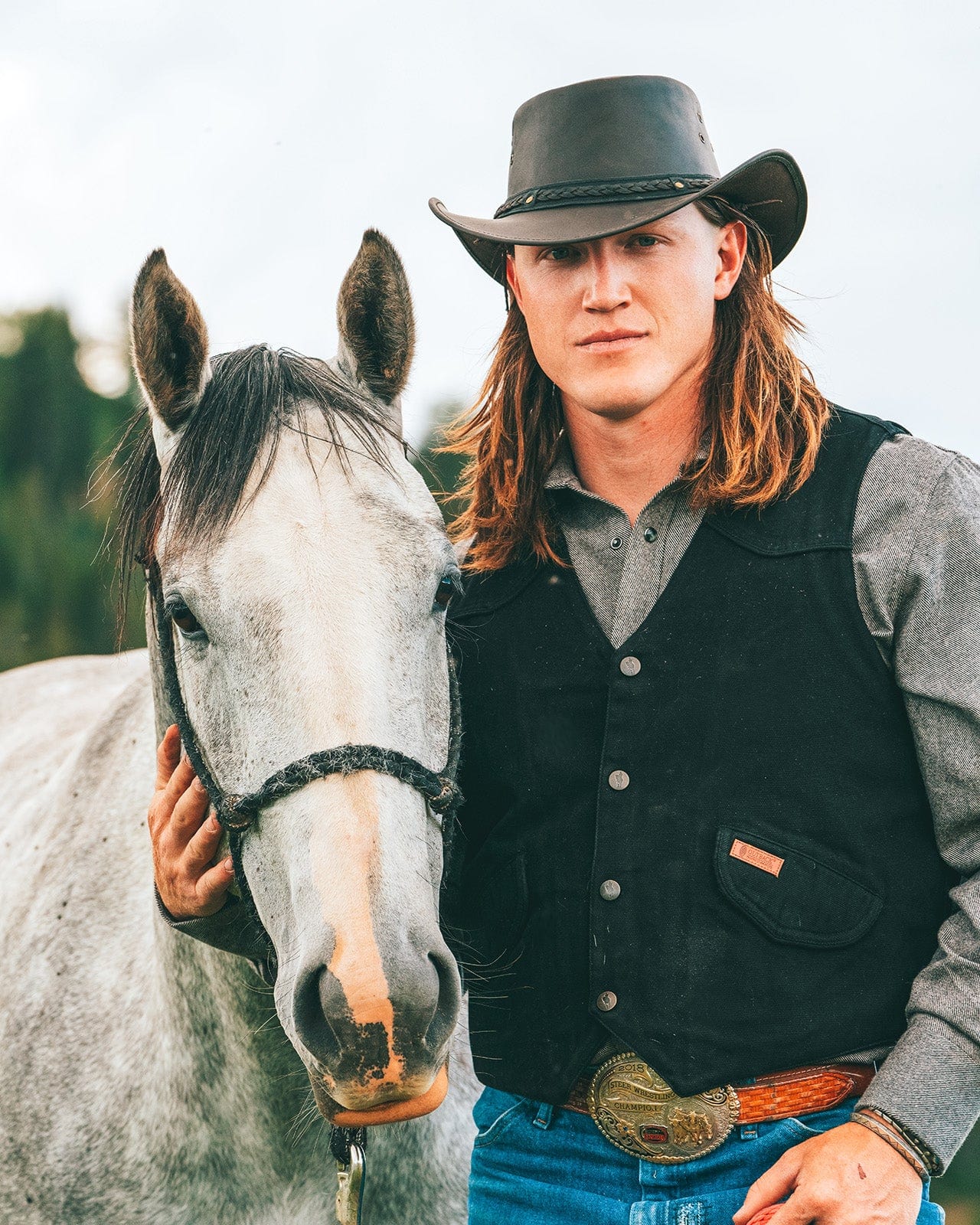 Outback Trading Company Wagga Wagga Leather Hat Leather Hats