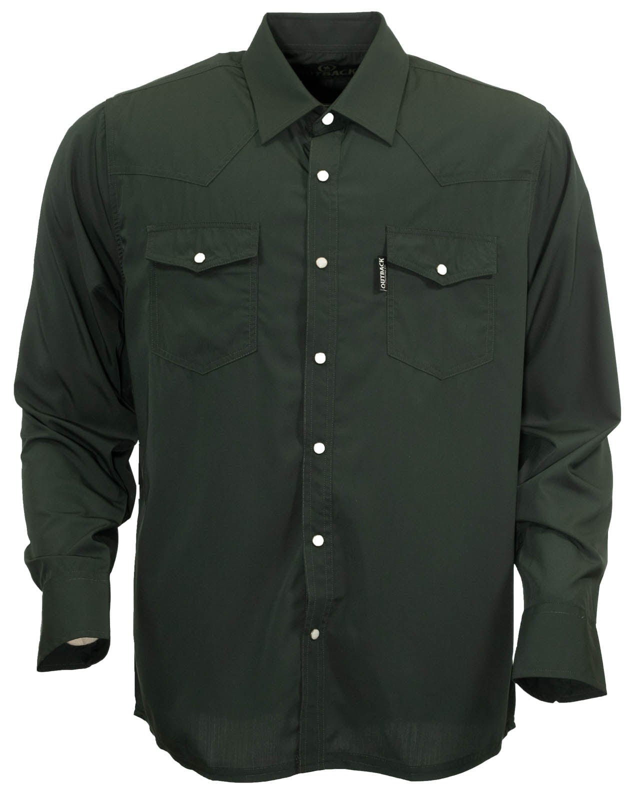 Outback Trading Company Men’s Moab Western Snap Bamboo Shirt