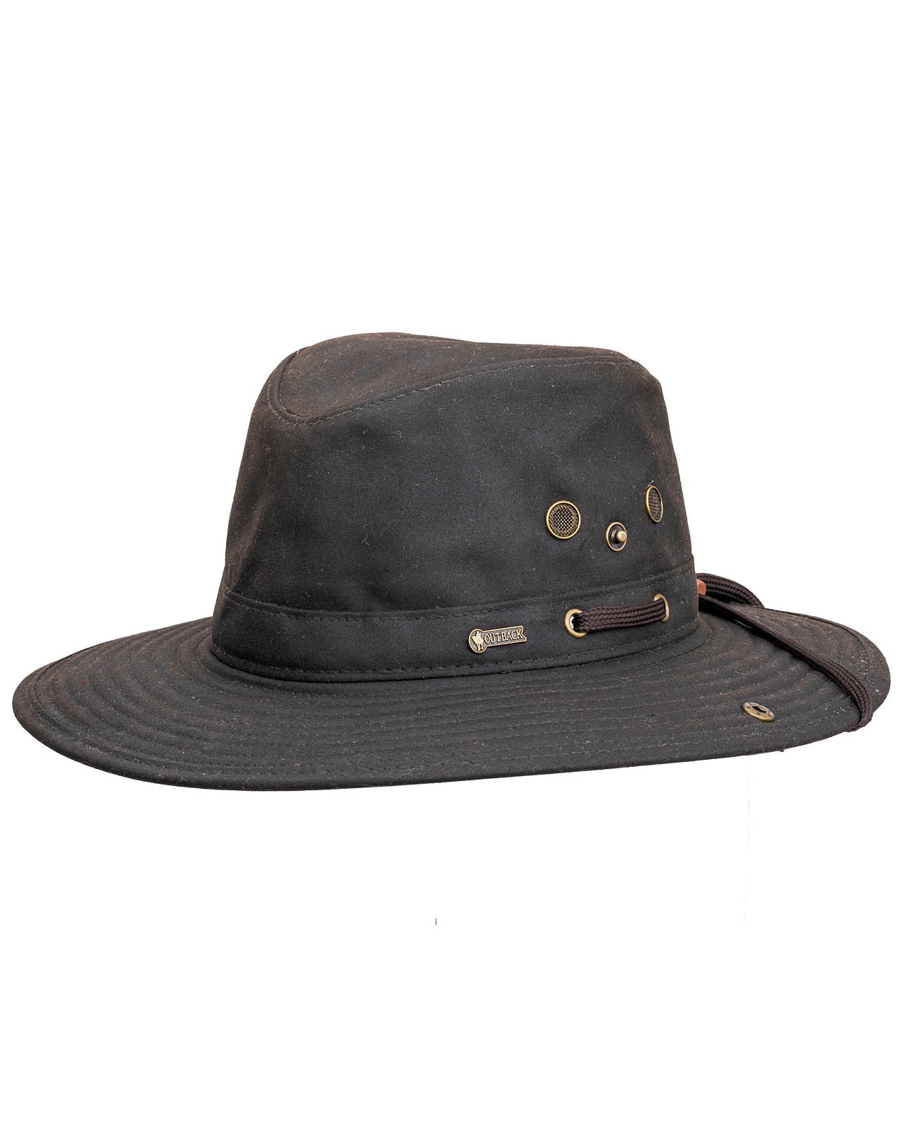 Outback Trading Company River Guide Oilskin Hat Brown / SM 1497-BRN-SM 089043142465 Oilskin Hats