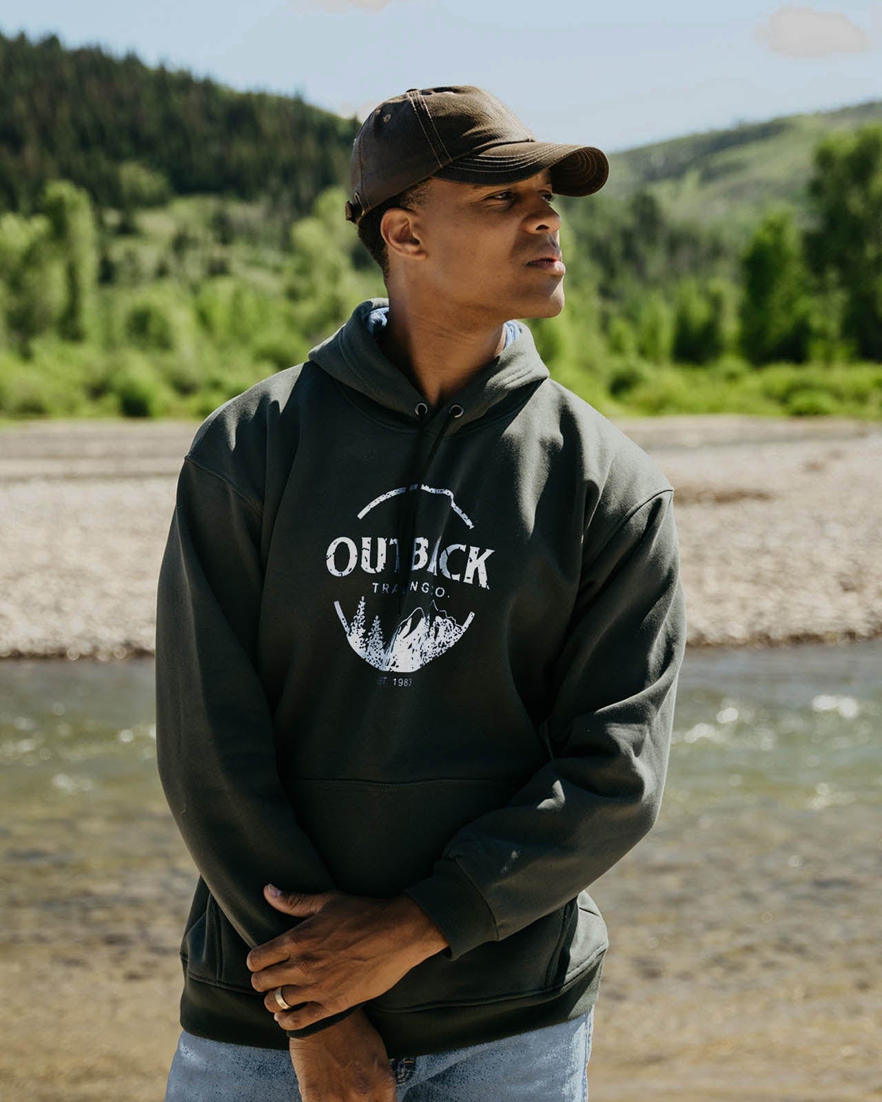 Outback Trading Company Outback Comfy Graphic Hoodie