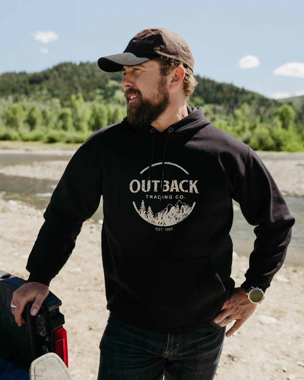 Outback Trading Company Outback Comfy Graphic Hoodie