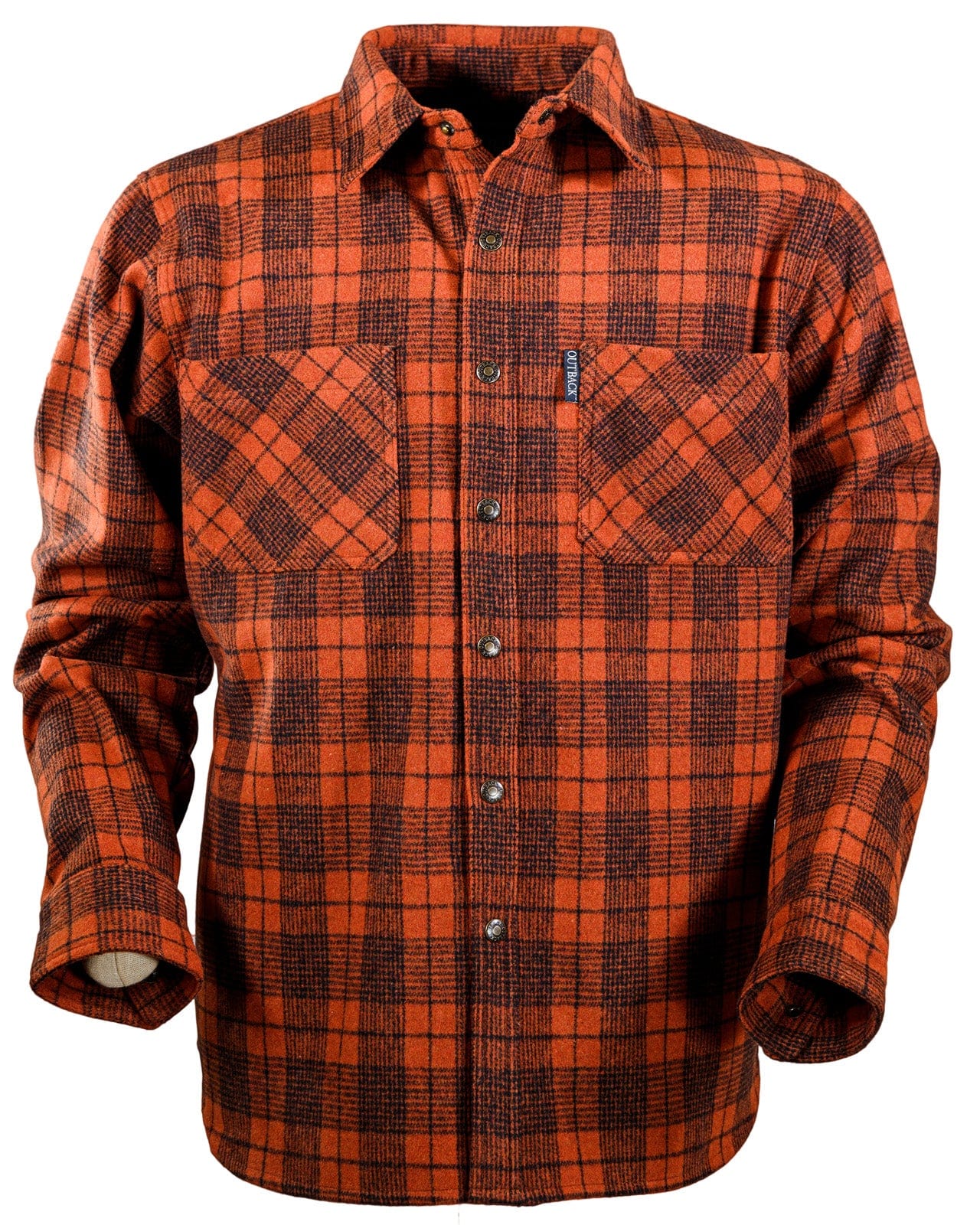 Outback Trading Company Men’s Clyde Big Shirt Burnt Orange / MD 42667-BTO-MD 789043395938 Shirts