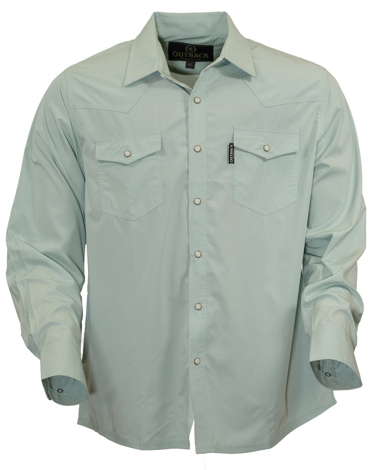 Outback Trading Company Men’s Mesa Bamboo Shirt Lime Green / MD 35022-LIM-MD 789043401332 Shirts