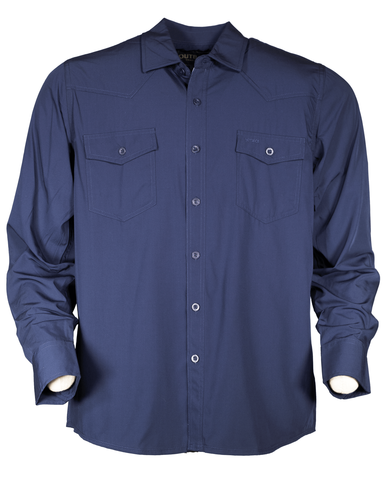 Outback Trading Company Men’s Mesa Bamboo Shirt Navy / MD 35022-NVY-MD 789043401387 Shirts