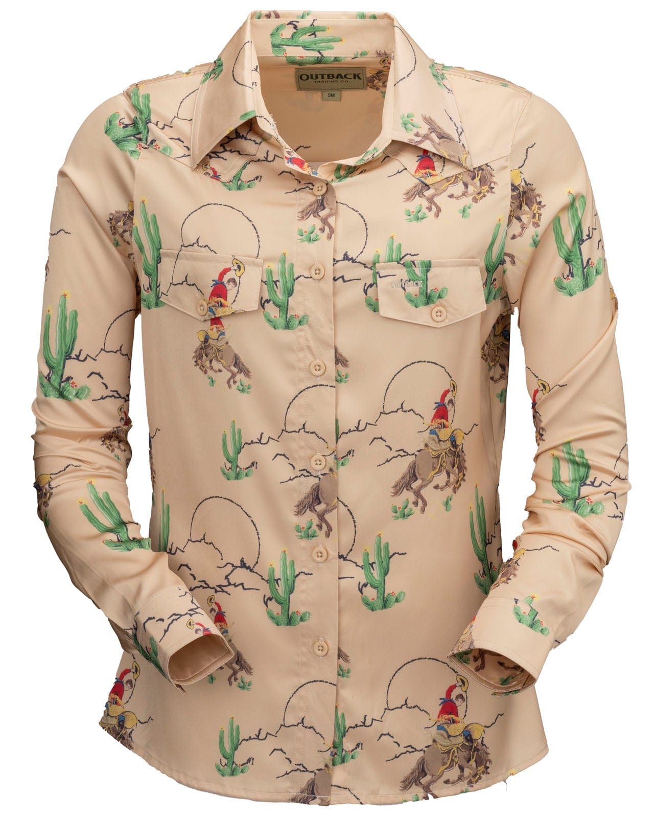 Outback Trading Company Women’s Piper Shirt Tan / SM 42155-TAN-SM 789043418422 Shirts