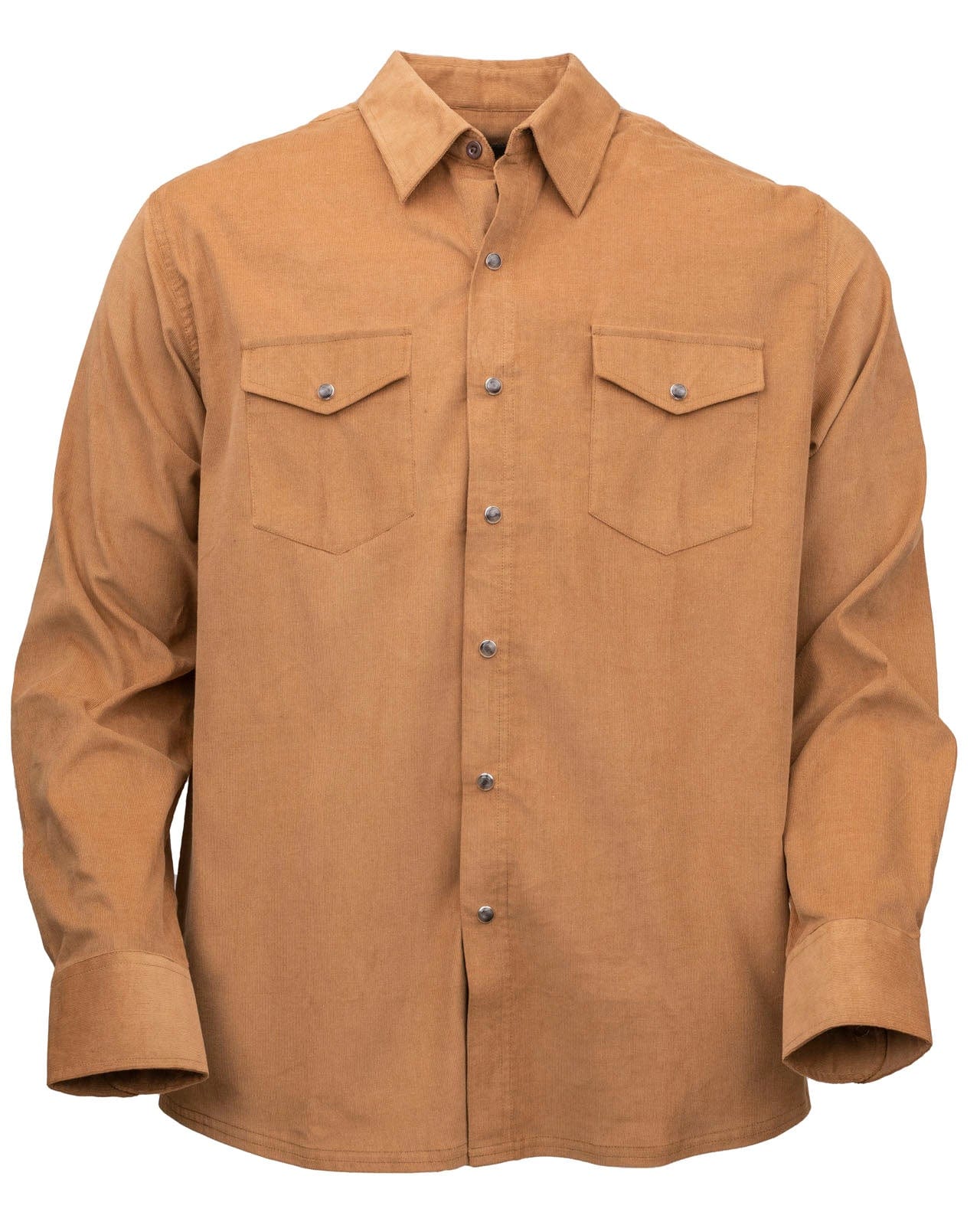 Outback Trading Company Men’s Bryce Corduroy Button Up Shirt Khaki / SM 40259-KKI-SM 789043416527 Shirts & Tops