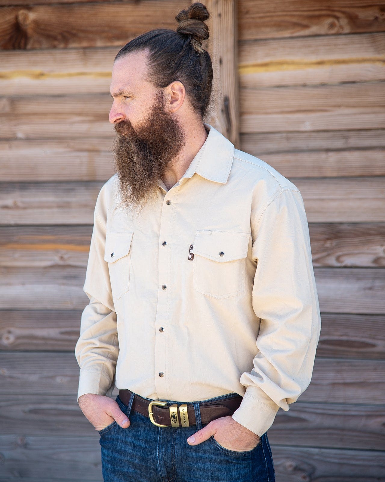 Outback Trading Company Men’s Bryce Corduroy Shirt Shirts & Tops