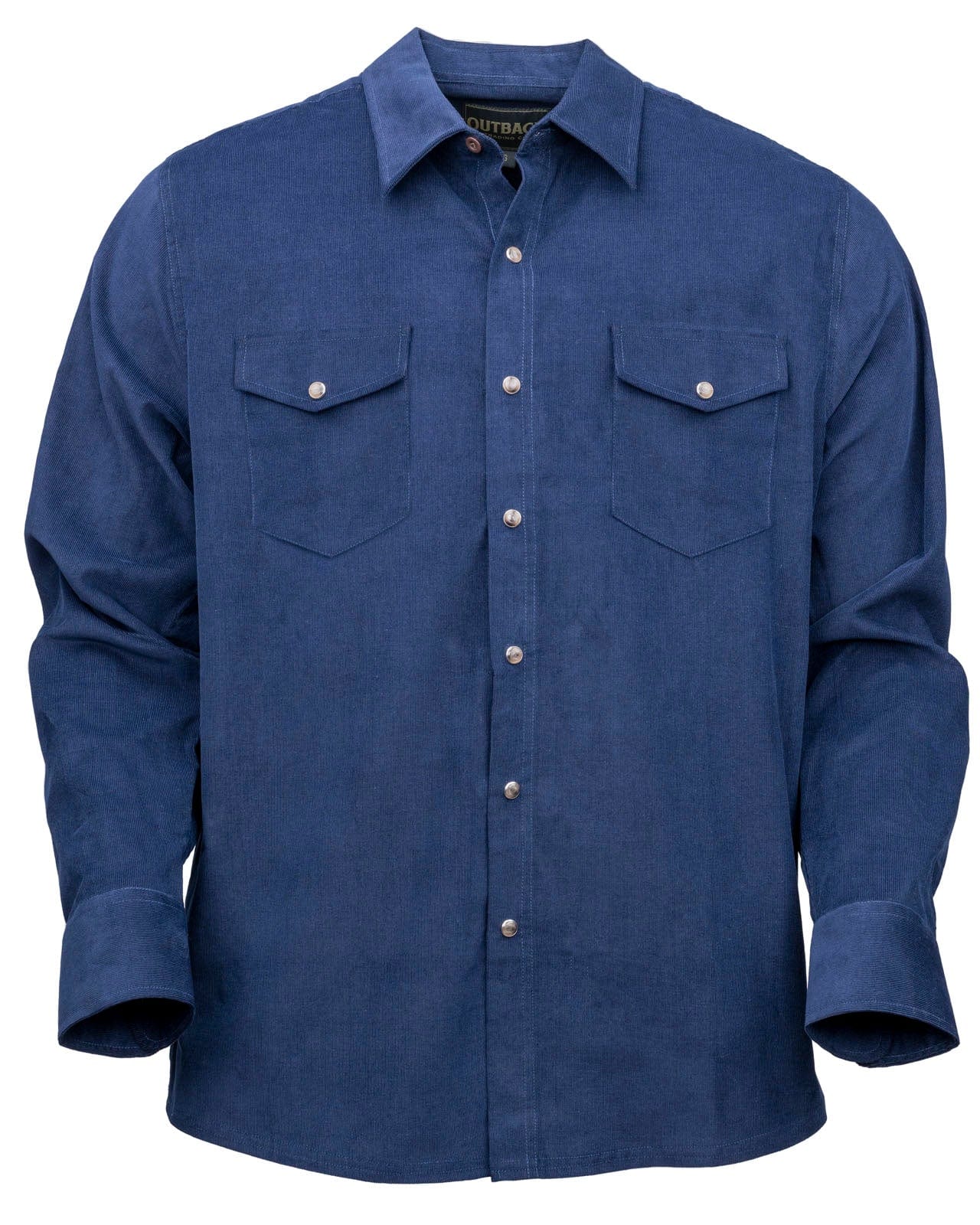 Outback Trading Company Men’s Bryce Corduroy Button Up Shirt Navy / SM 40259-NVY-SM 789043416589 Shirts & Tops