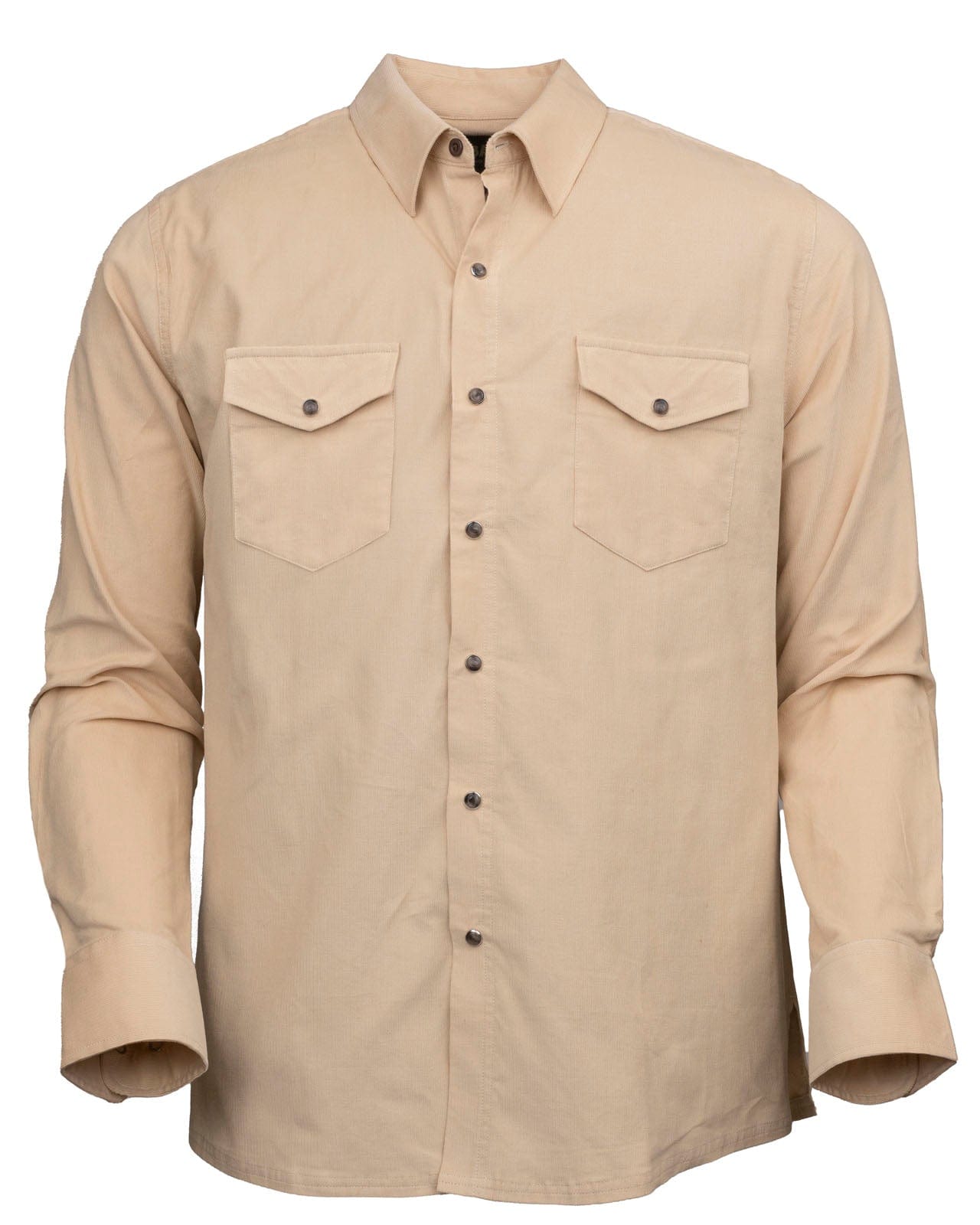 Outback Trading Company Men’s Bryce Corduroy Button Up Shirt Tan / SM 40259-TAN-SM 789043416640 Shirts & Tops