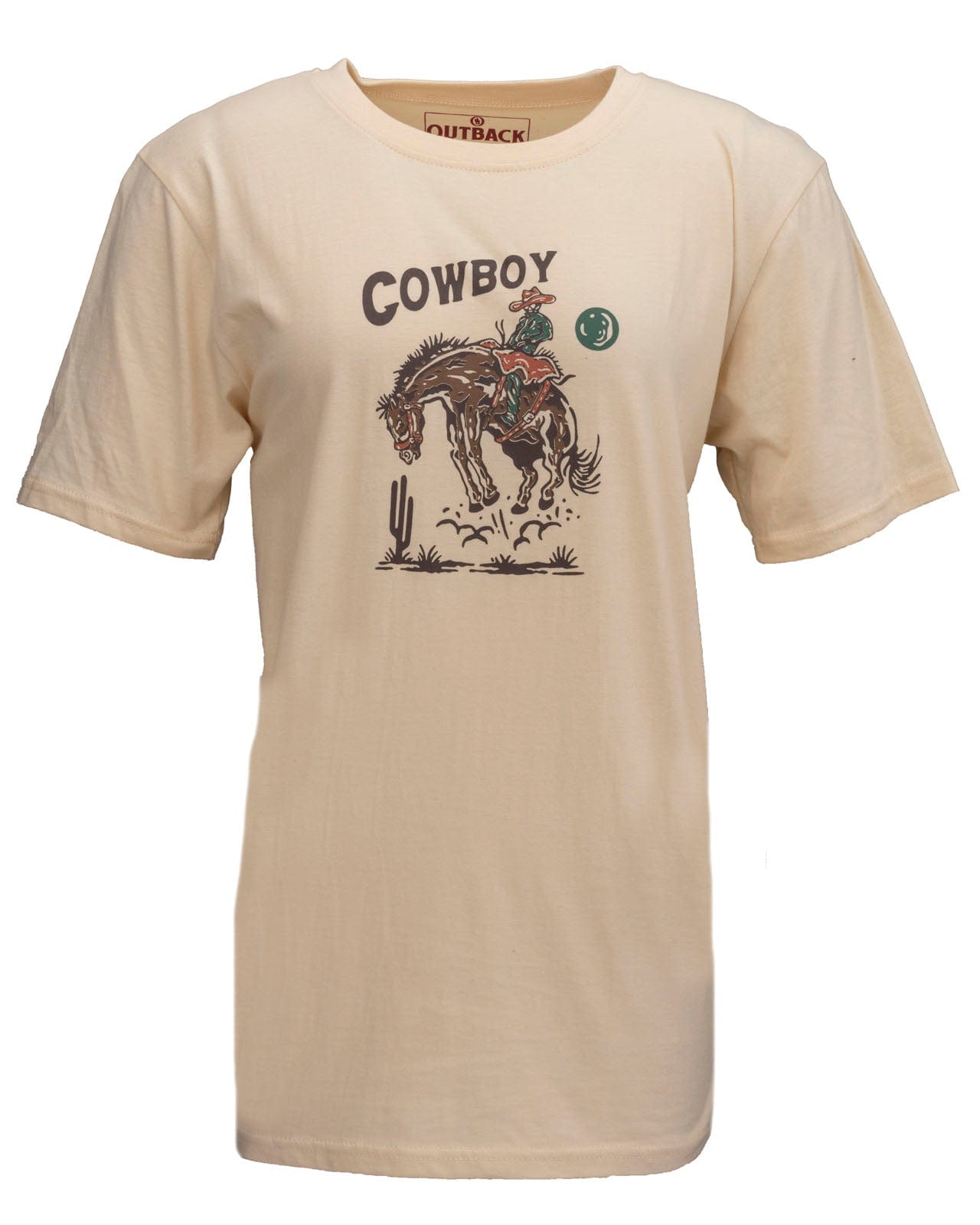 Outback Trading Company Danielle Comfy Graphic Tee Tan / XS 40280-TAN-XS 789043423181 Tees