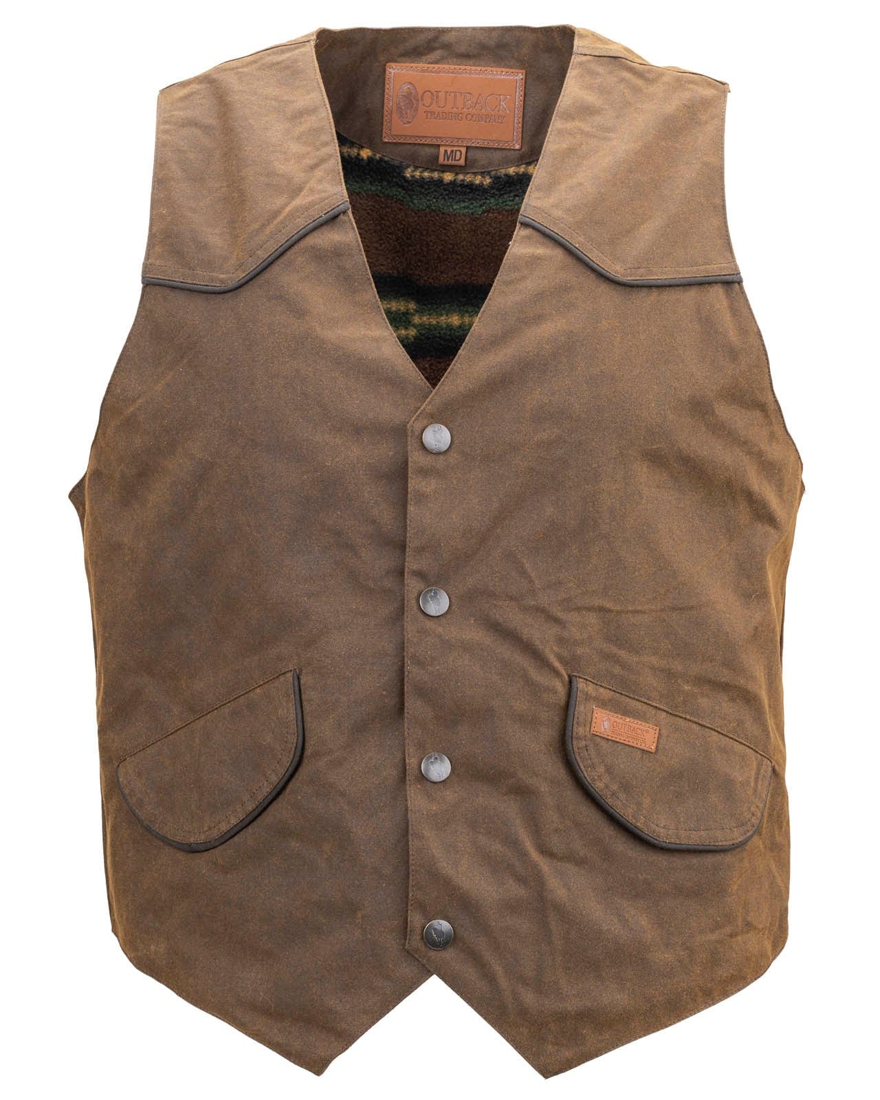 Outback Trading Company Men’s Cliffdweller Vest Bronze / SM 2155-BNZ-SM 089043179799 Vests