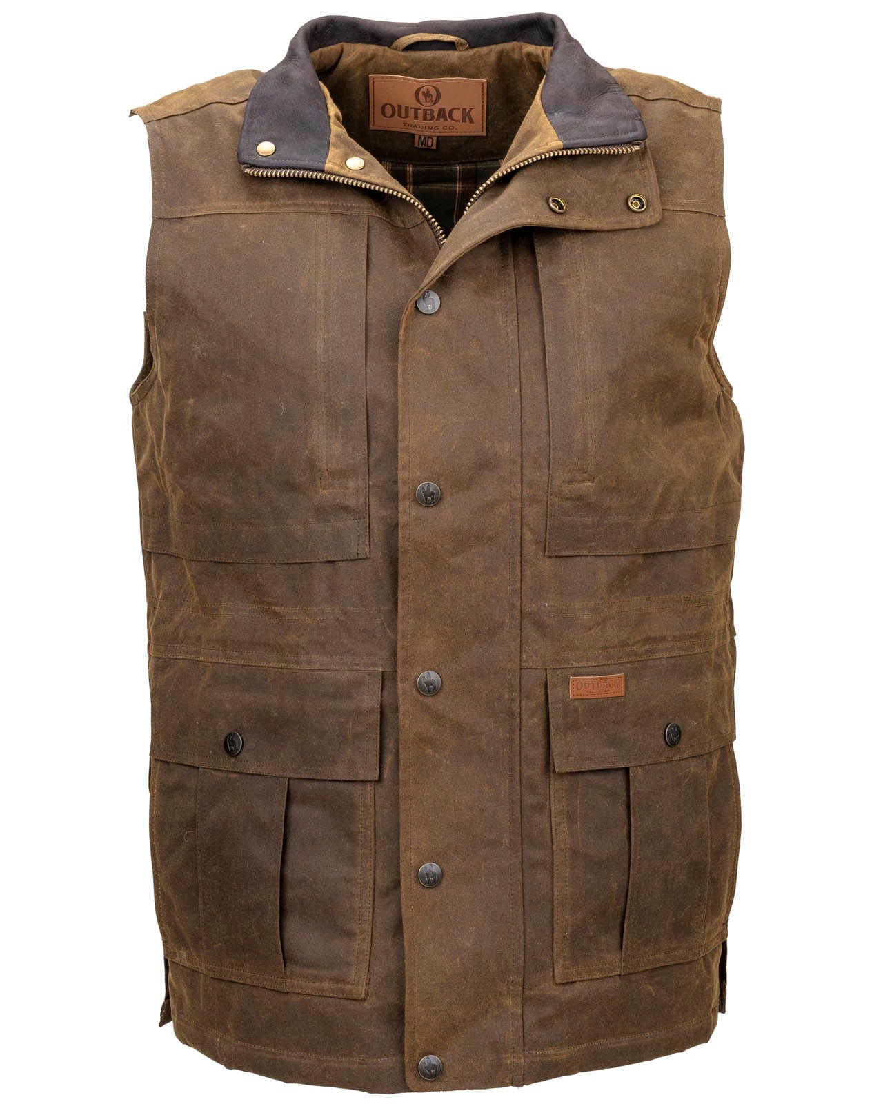 Outback Trading Company Men’s Deer Hunter Vest Bronze / SM 2049-BNZ-SM 089043841733 Vests