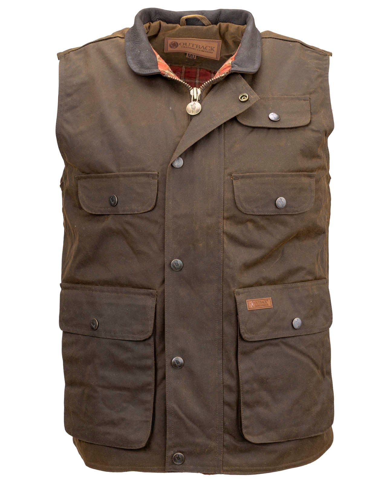 Outback Trading Company Men’s Overlander Vest Bronze / SM 2153-BNZ-SM 789043029697 Vests