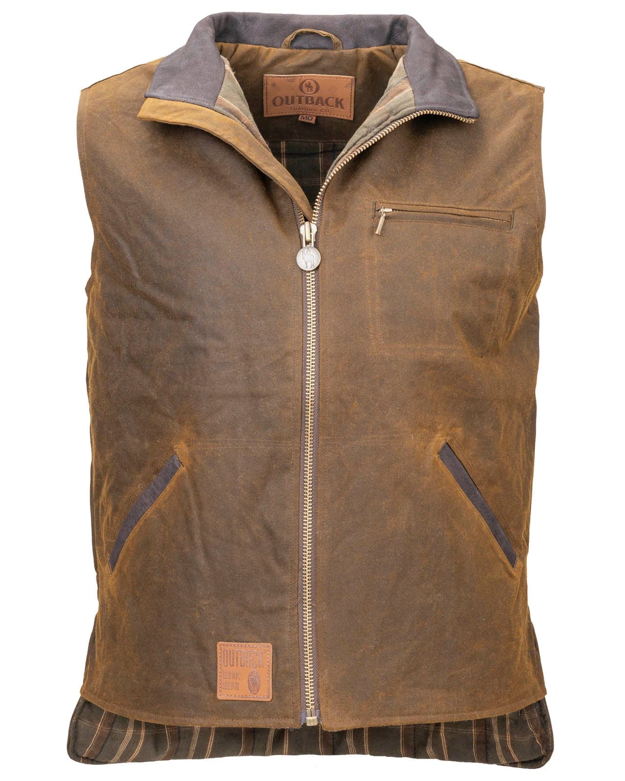 Outback Trading Company Men’s Sawbuck Vest Bronze / SM 2143-BNZ-SM 089043944748 Vests