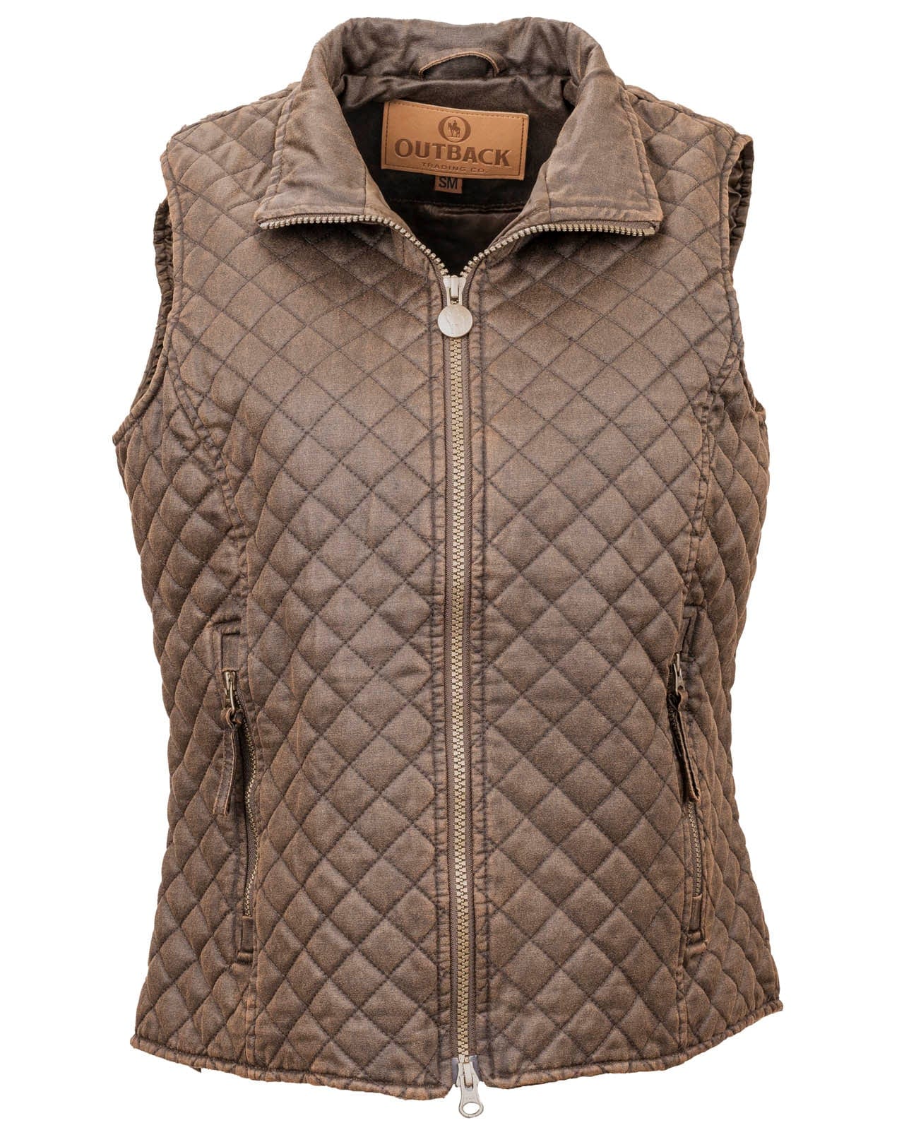 Outback Trading Company Women’s Brisbane Vest Brown / XS 29659-BRN-XS 789043358070 Vests