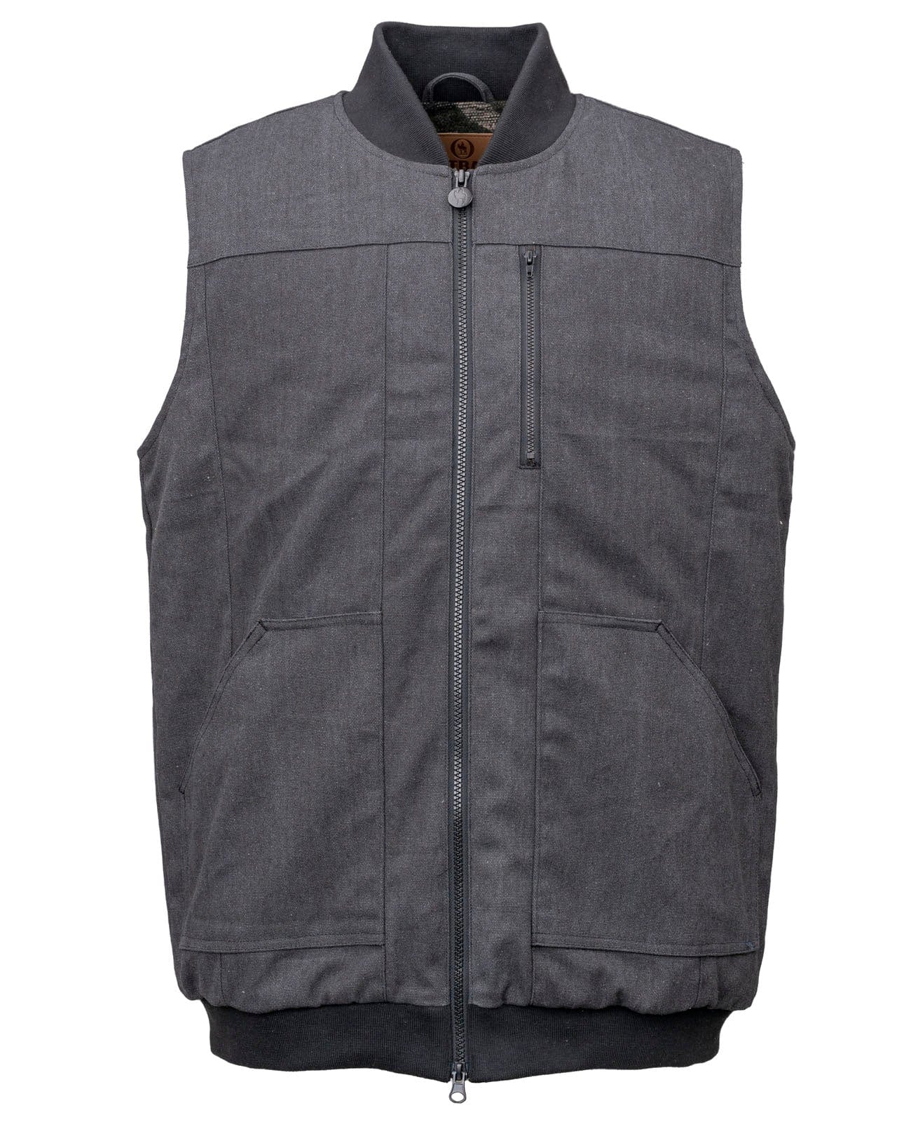 Outback Trading Company Men’s Rowan Zip Up Vest Charcoal / SM 29882-CHR-SM 789043413748 Vests