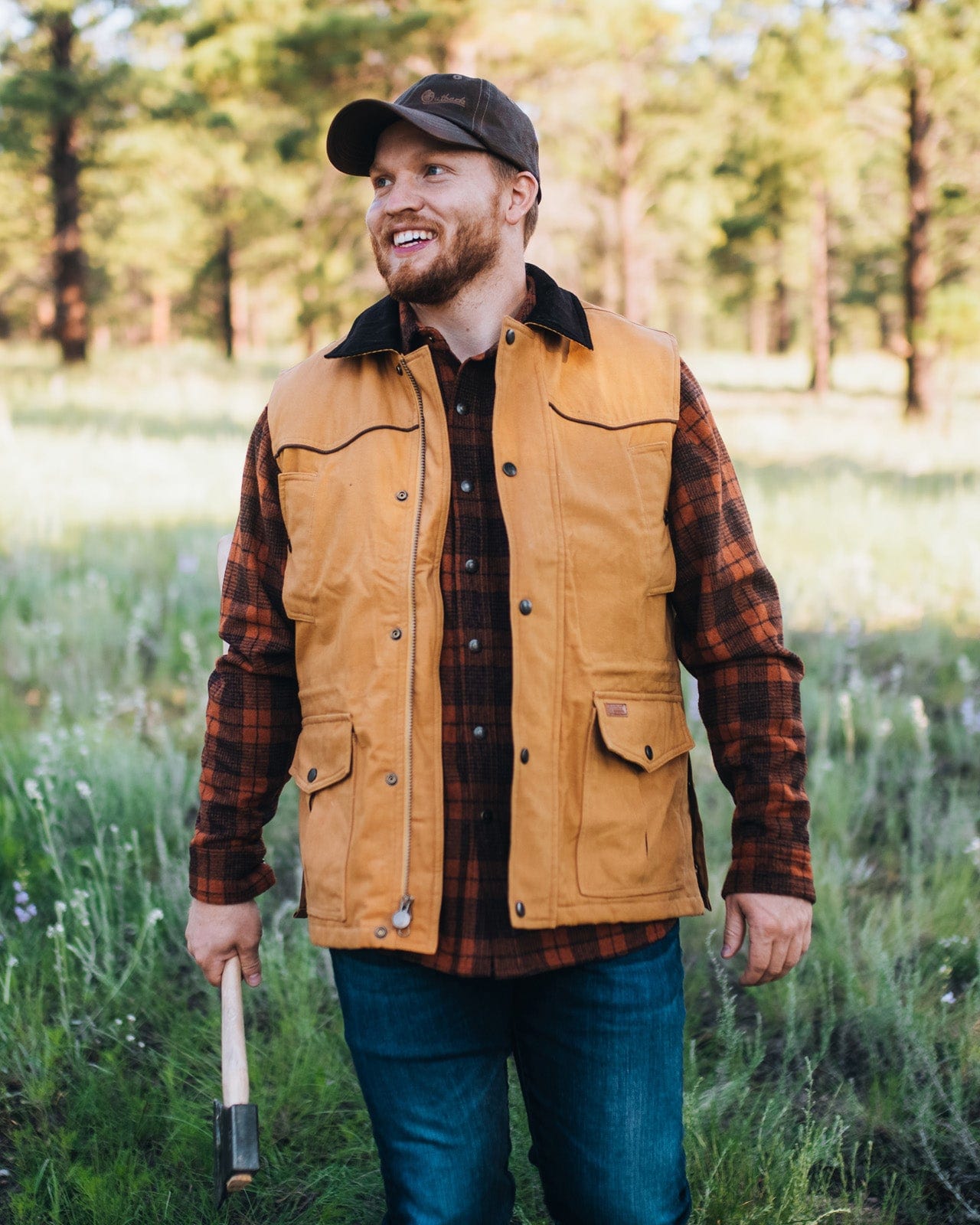 Outback Trading Company Men’s Cattleman Vest Vests