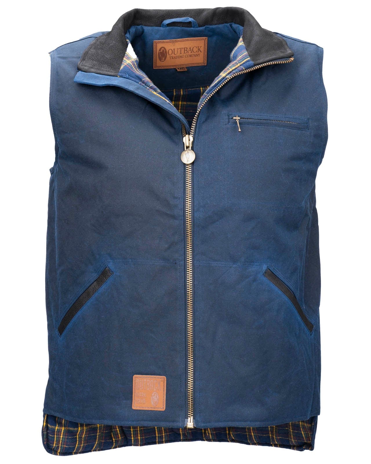 Outback Trading Company Men’s Sawbuck Vest Navy / SM 2143-NVY-SM 789043369397 Vests