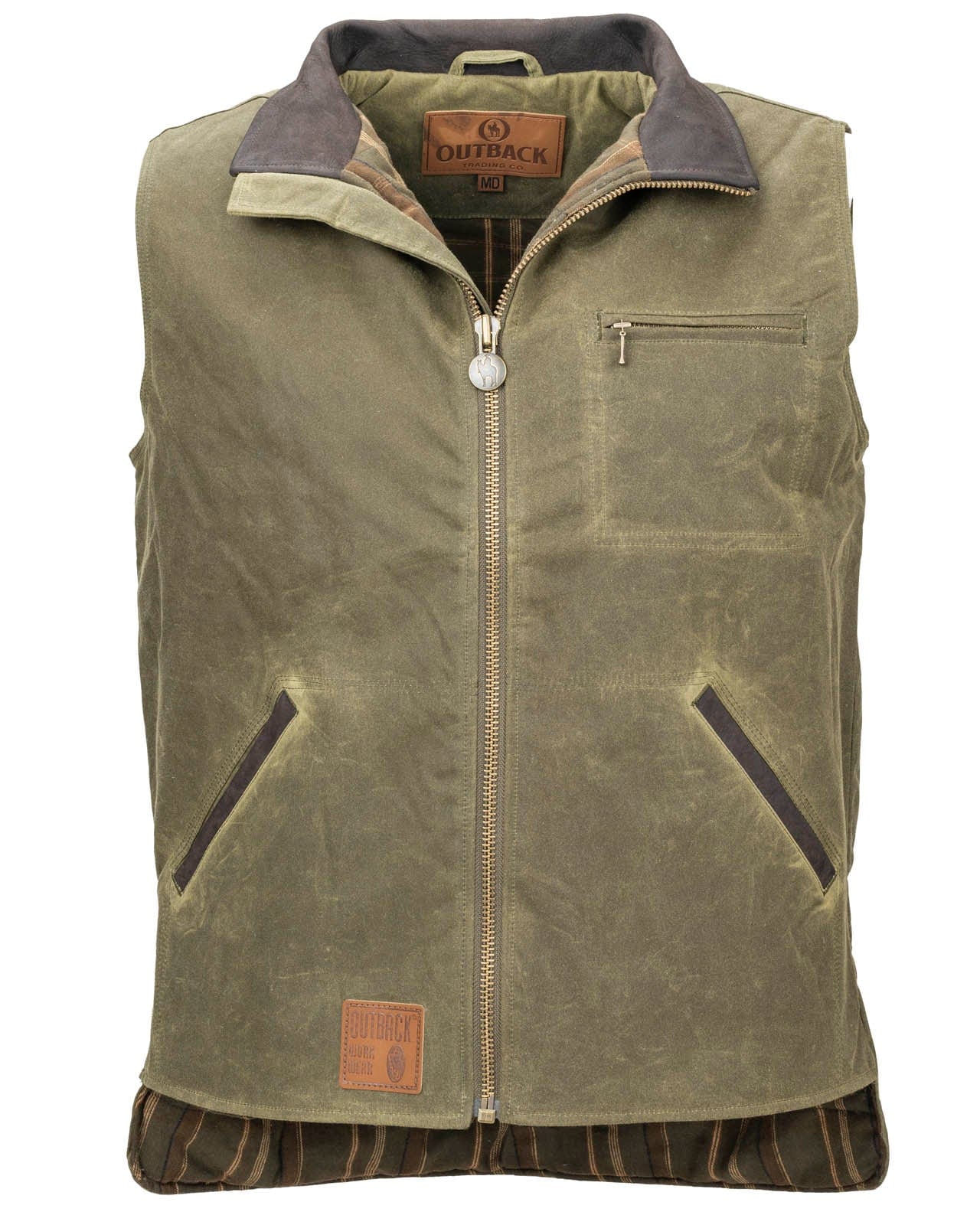 Outback Trading Company Men’s Sawbuck Vest Sage / SM 2143-SAG-SM 789043028898 Vests