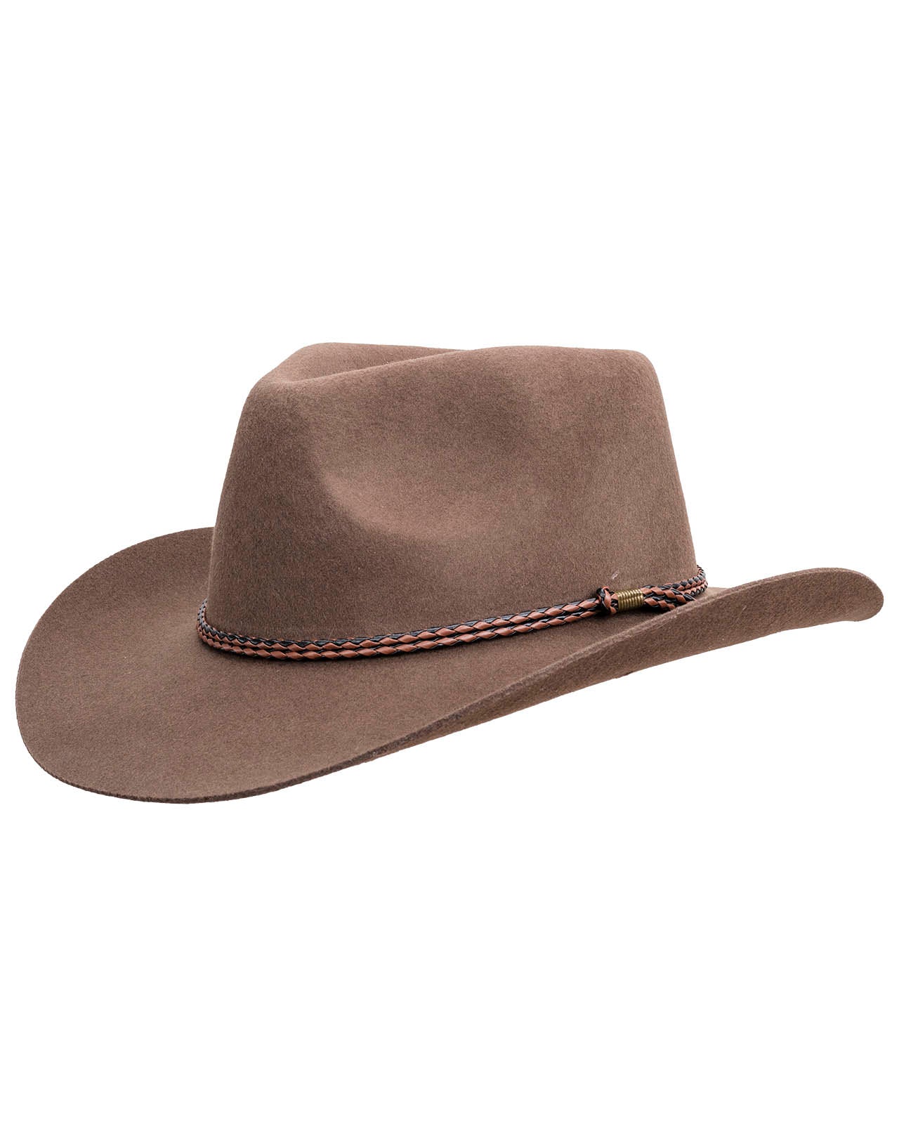 Outback Trading Company Forbes Wool Hat Brown / SM 1153-BRN-SM 089043266925 Wool Felt Hats