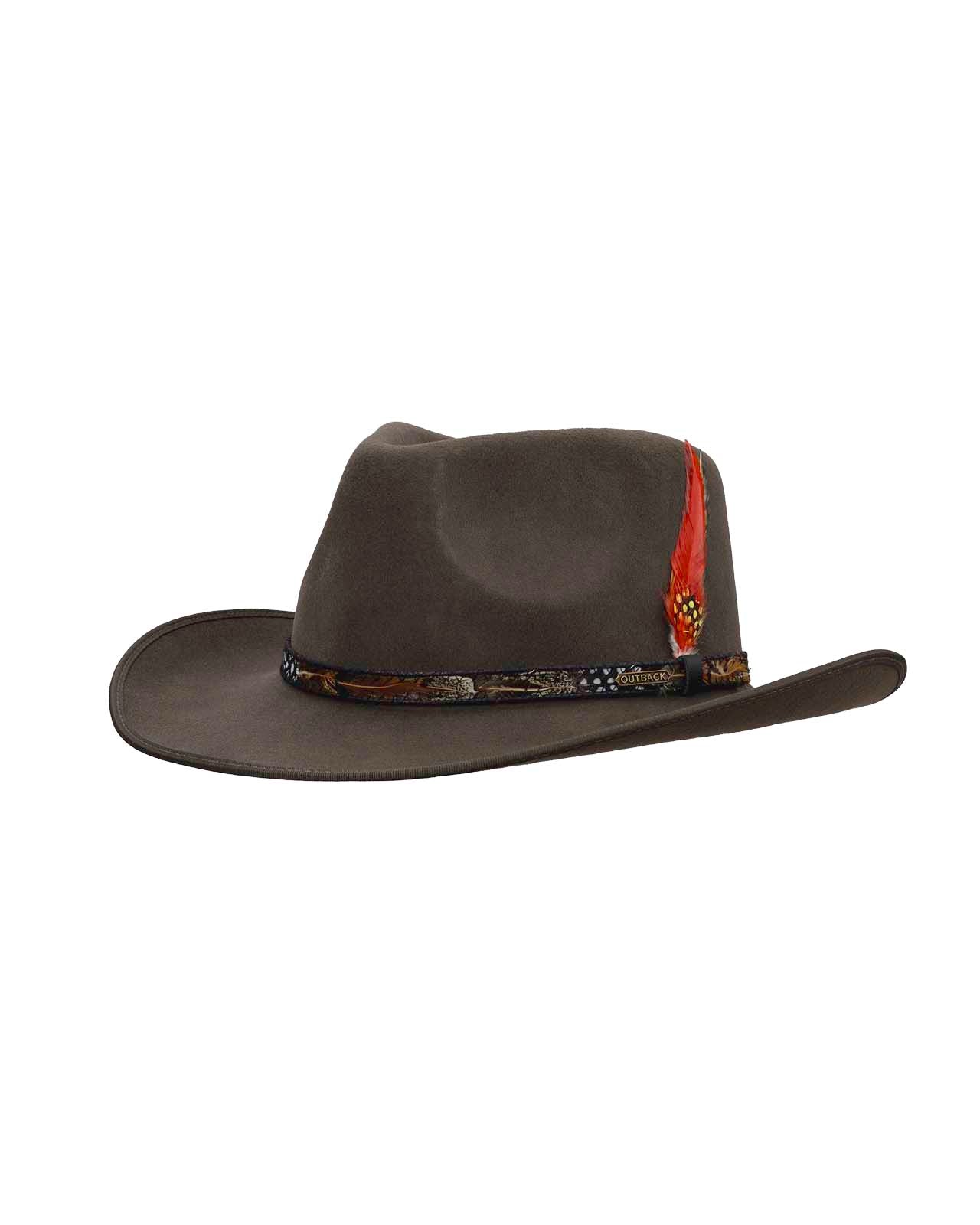 Outback Trading Company Santa Fe Wool Hat Khaki / 678 1109-KKI-678 789043387568 Wool Felt Hats