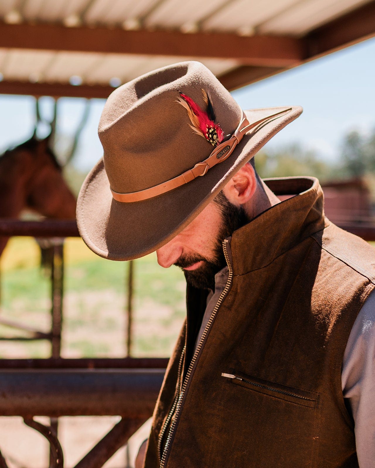 Outback Trading Company Randwick Wool Hat Wool Felt Hats