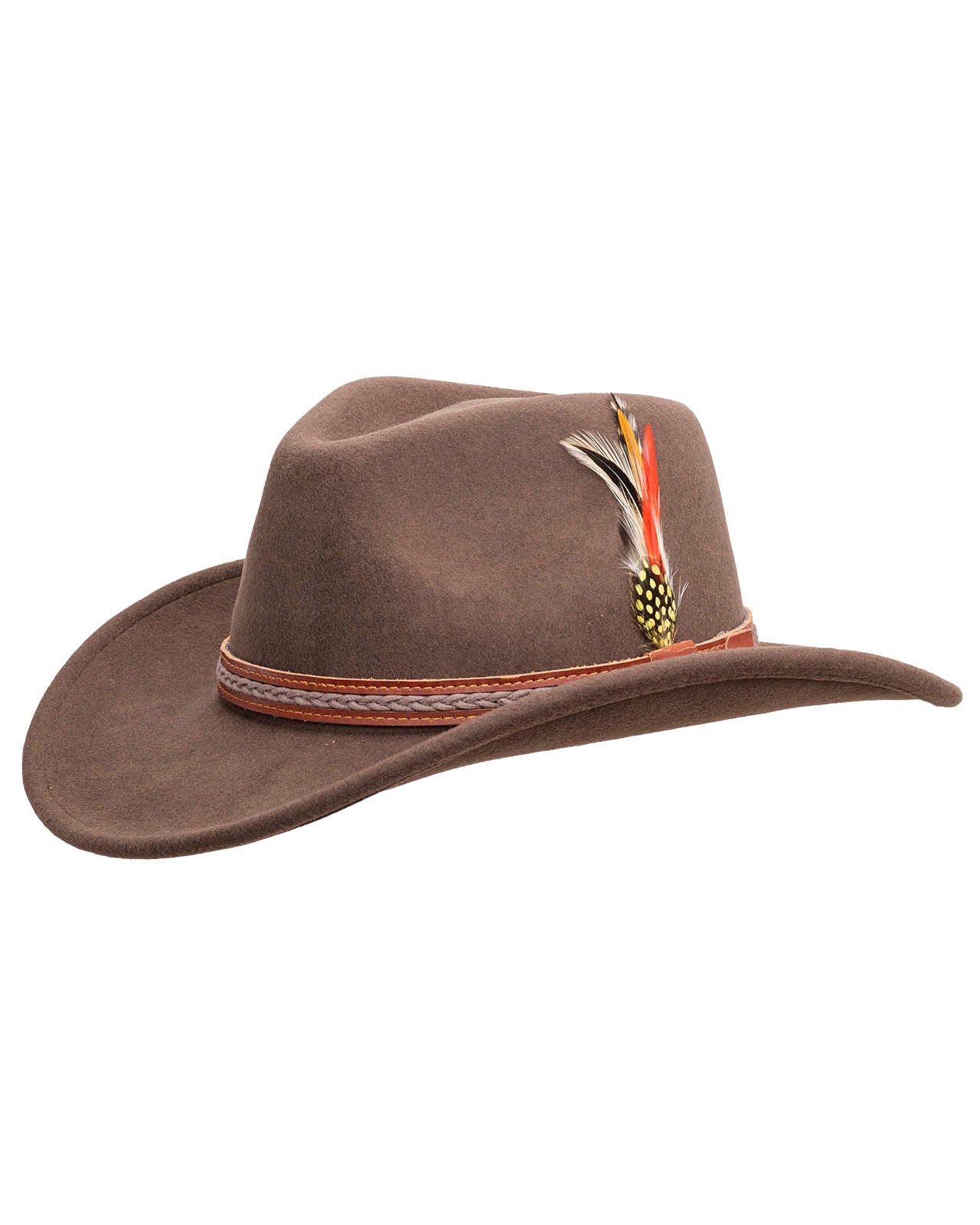 Outback Trading Company High Country Wool Hat Serpent Brown / SM 1328-SER-SM 789043005349 Wool Felt Hats