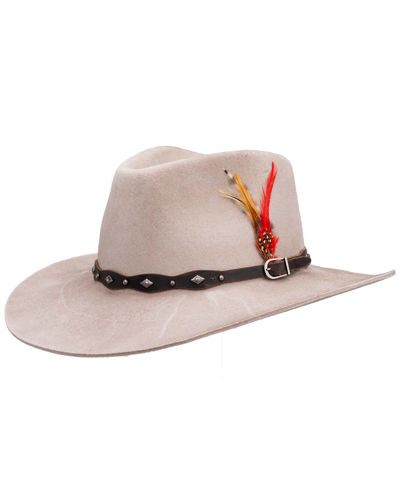 Outback Trading Company TROUBADOUR WOOL HAT SILVERBELLY / 678 13219-SIL-678 789043424355 Wool Felt Hats