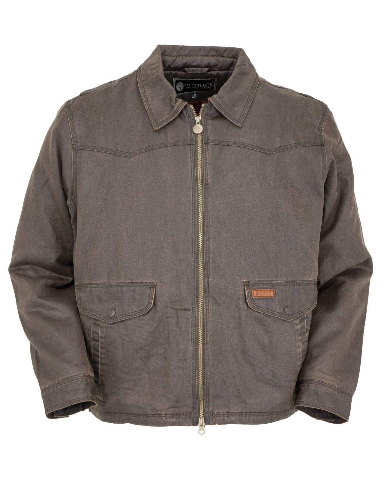 Outback Trading Company Men’s Landsman Jacket Brown / M 2801-BRN-MD 089043150064 Coats & Jackets