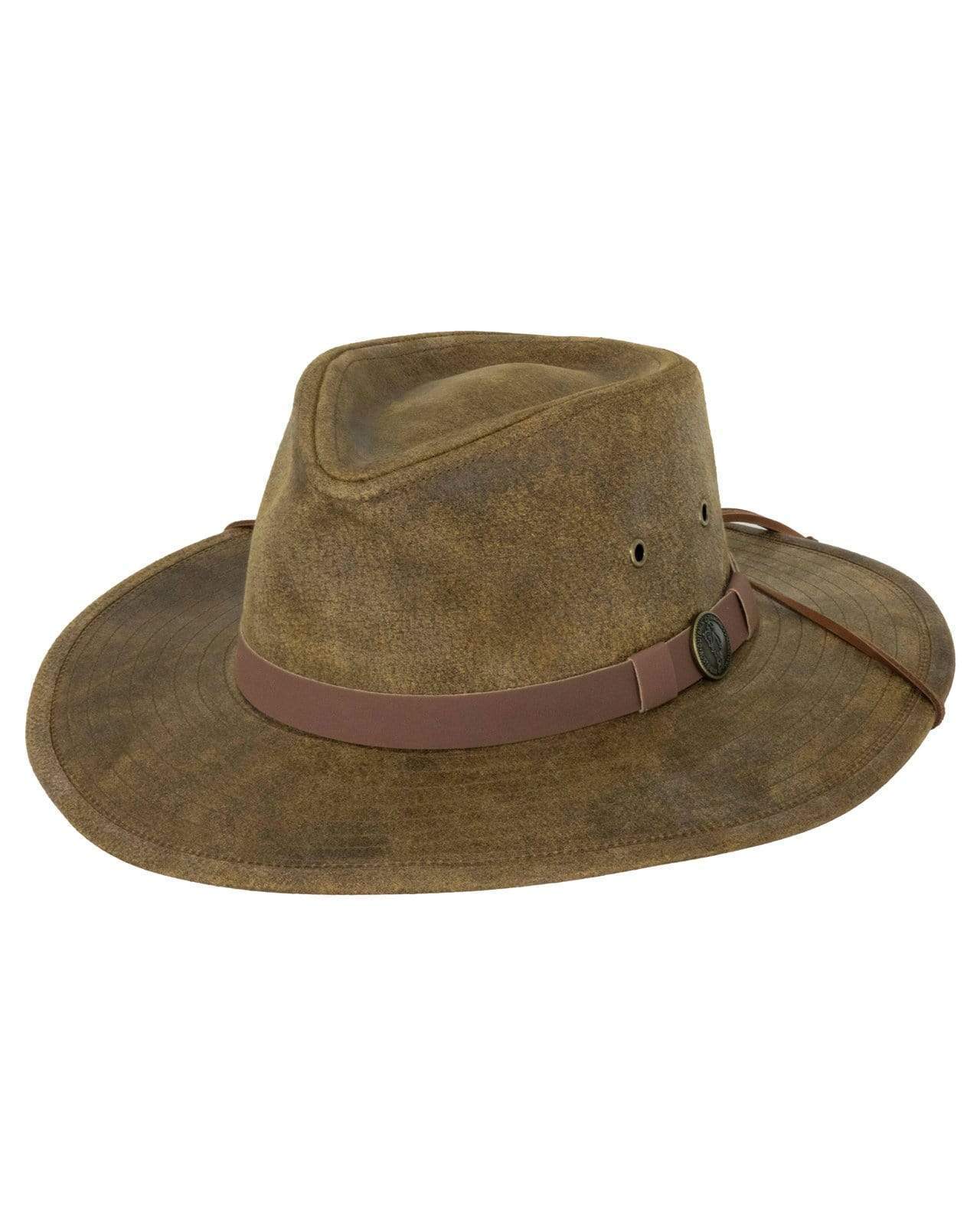 Outback Trading Company Leather Kodiak Brown / S 1356-BRN-SM 089043238953 Hats