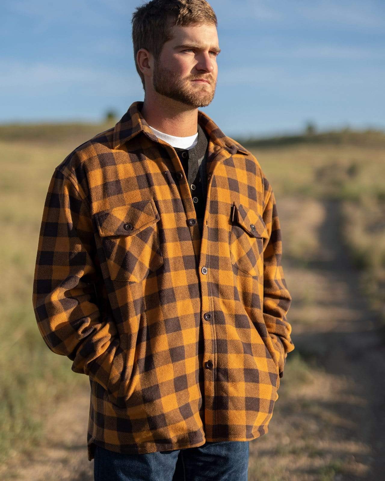 Outback Trading Company Men’s Fleece Big Shirt Shirts & Tops