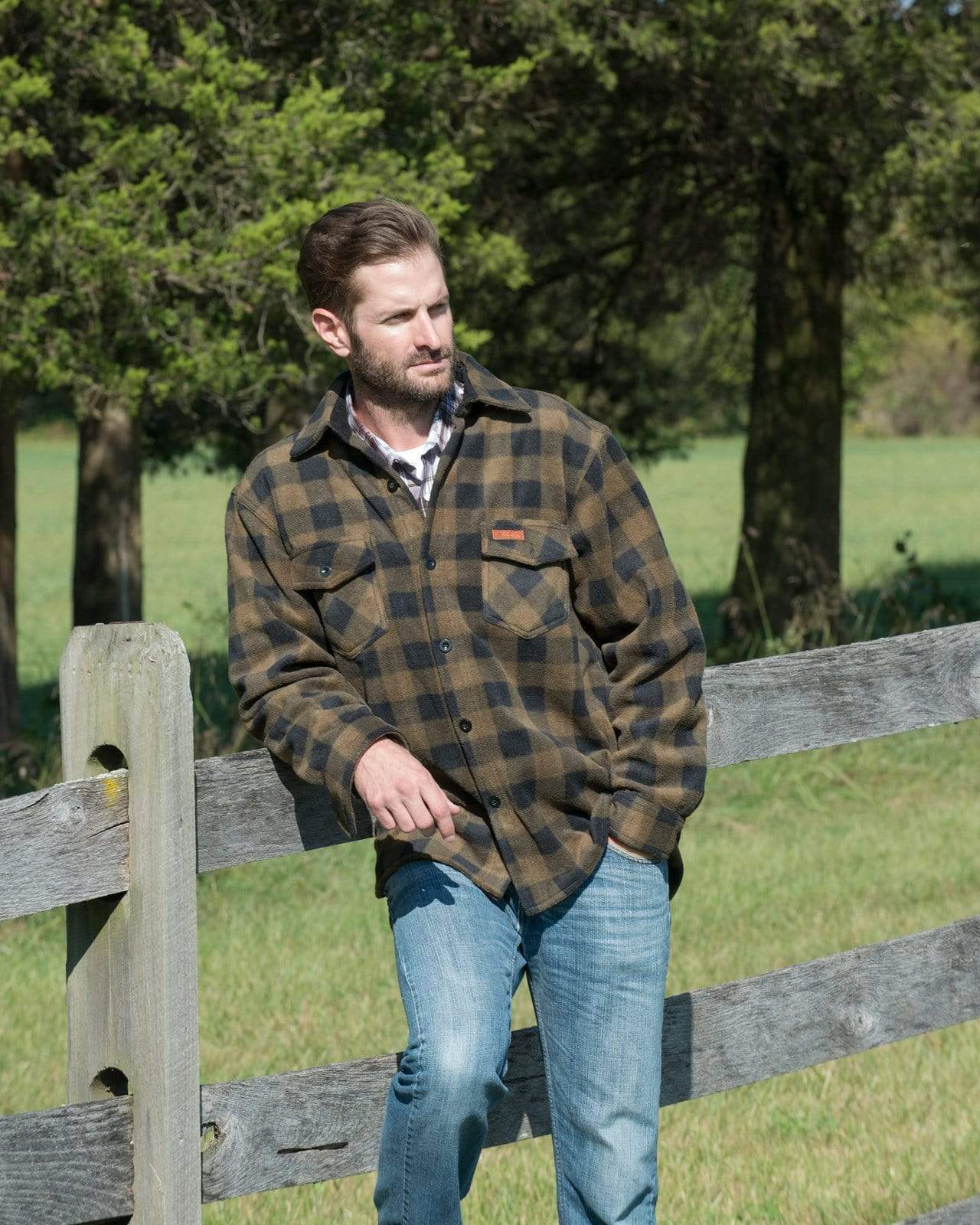 Outback Trading Company Men’s Fleece Big Shirt Shirts & Tops